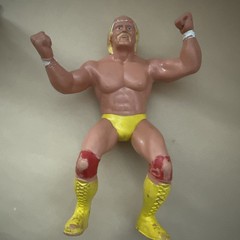 Lot 5 WWF WWE Vintage LJN Wrestling Figures – Hogan / JYD / Valentine / Ventura