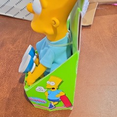 Dan Dee The Simpsons Bart Simpson Figure, Plastic/Fabric, Boxed in Package