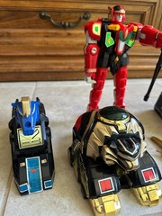 1994 Mighty Morphin Power Rangers Deluxe Thunder Megazord Near Complete