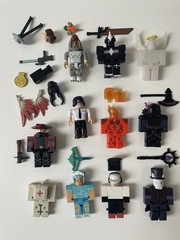 R0BL0X Toys Action Figures Lot Of 10 Figure Pack & Accessories NO CODES