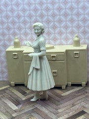 1:24 1950 Dollhouse Hostess Homemaker Inspired by Marx