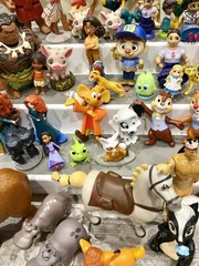 Huge Disney Figure Lot 50+ Moana, Encanto, Bambi, Repunzal, Alice Etc