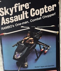 RAMBO: The Force of Freedom Skyfire Assault Copter 1985 SEALED BOX NEVER OPENED
