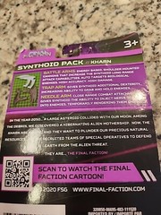 Final Faction ~ Synthoid ~ Kharn ~ Weapon Pack New Sealed