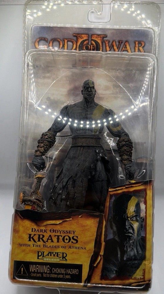 NECA God of War Dark Odyssey Kratos Figure w/ Blades of Athena NIB