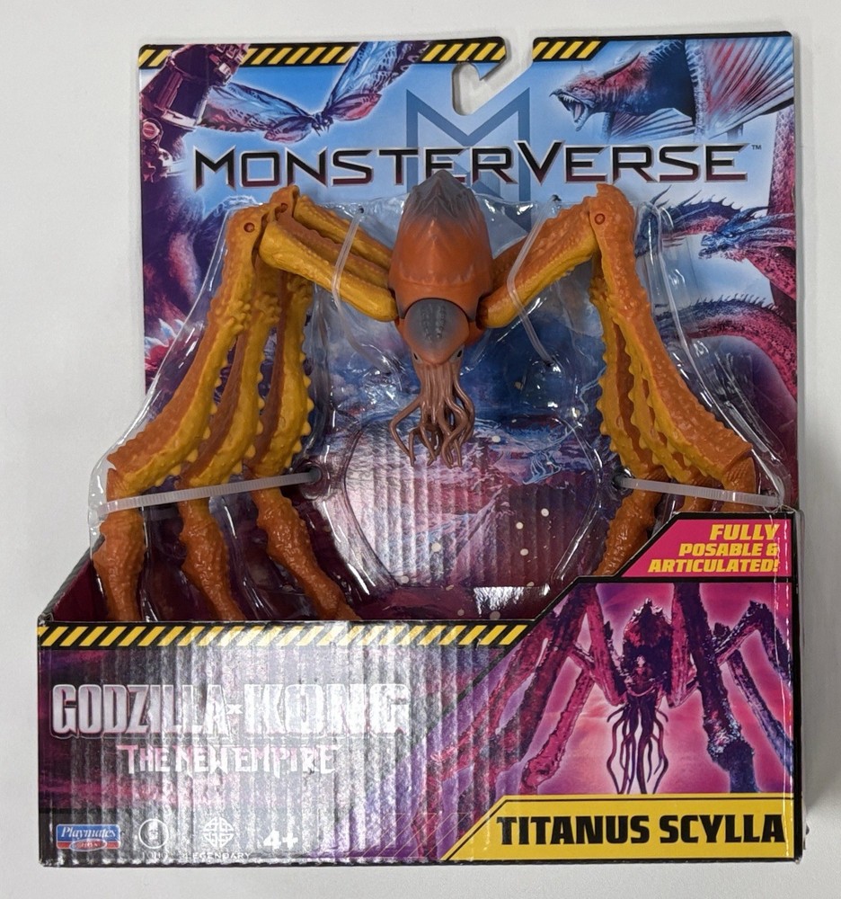Godzilla x Kong The New Empire TITANUS SCYLLA 6″ Figure MonsterVerse In Hand