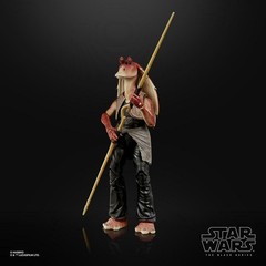 Star Wars Black Series Jar Jar Binks Deluxe Phantom Menace 6-Inch Action Figure