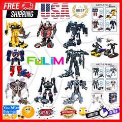 8 Pcs Mini Car Robot Toys, 3.5-inch Small Hero Action Figures, Birthday Favor…