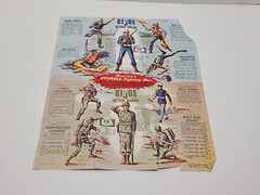 Vintage GI Joe Action Soldier Army Manual Catalog Advertising Fold Out Paper Lot