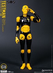 DPS10: DAMTOYS 1/12 scale Crash Test Dummy Testman C3 Action Figure