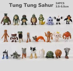24pc set Italian Brainrot Action Figures Collection Birthday Christmas Gift Stoc