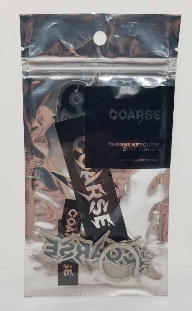 Coarsetoys Coarse Keychain Metal Thorns prototype Olive Ed jaws paws noop