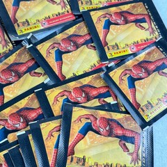 49x Vintage 2004 Spider-Man Packet of Panini Album Stickers Movie Marvel Comics