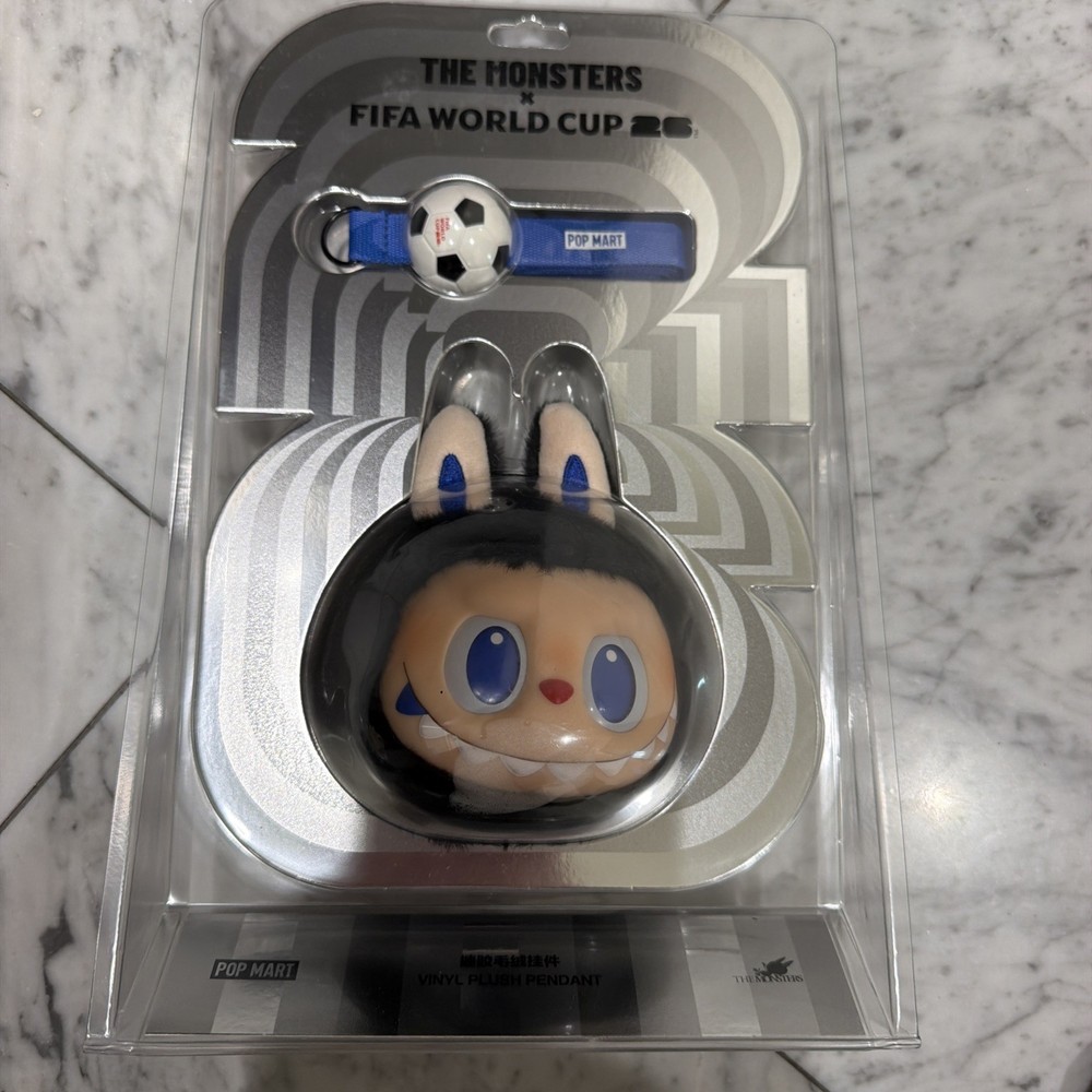 The monsters Labubu FIFA World Cup Popmart Plush Figurine Keychain