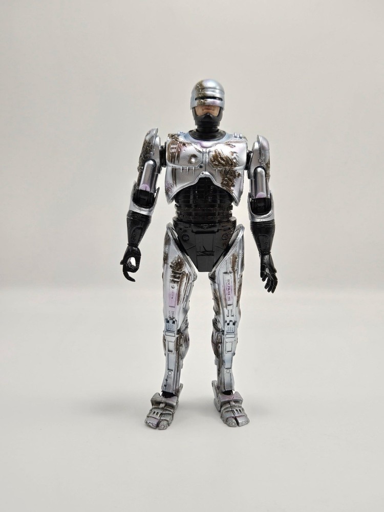 Neca 25th Anniversary Robocop Rare Battle Damage Variant HTF Vaulted 2012 W/Gun