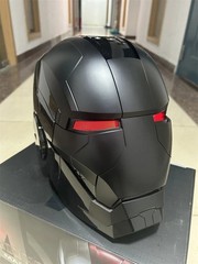 New Iron Man Black MK5 Helmet Electronic 1:1 Wearable Voice Control Mask InStocK