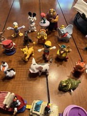 McDonald’s Toy Lot, Disney,Misc, 4 Resin Figures, 8 Piece 50th Anniv. Railway