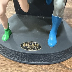 Batman and Robin Statue 1996 Hallmark DC COMICS Golden Age
