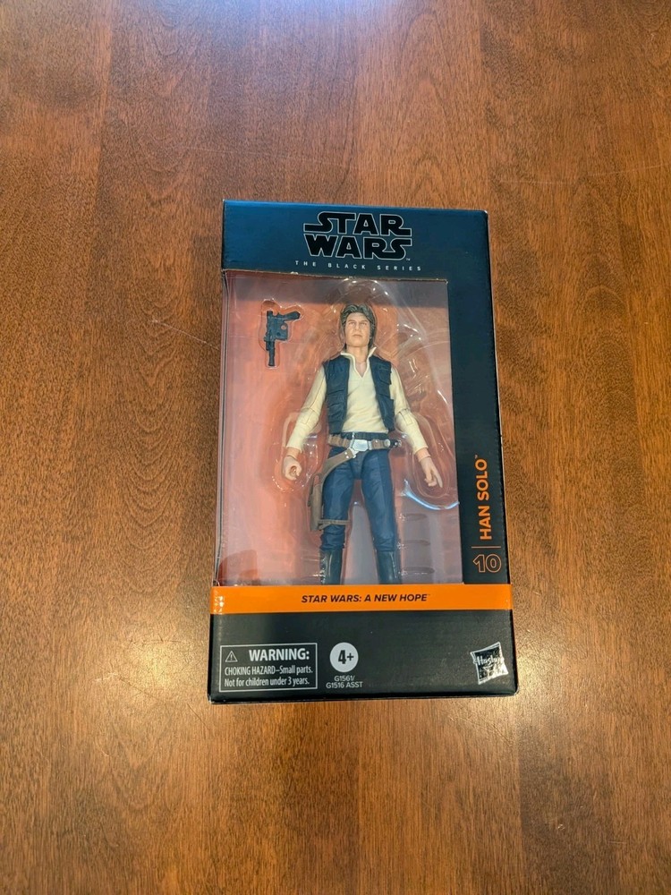 Star Wars Black Series 6″ Han Solo – A New Hope #10 ANH – New In Sealed Box.