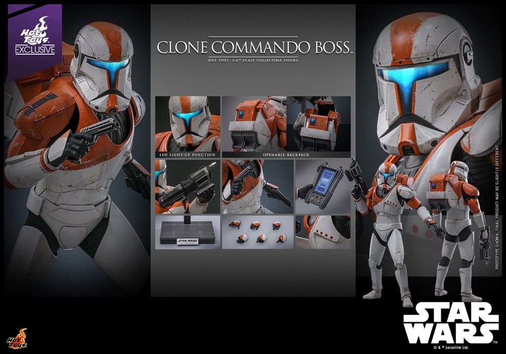 Clone Commando Boss™ Sixth Scale Figure by Hot Toys TMS151