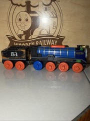HIRO ! THOMAS FRIENDS TRAIN WOODEN Railway #51 Japanese PATCHWORK VARIANT 2003
