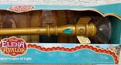 Disney Elena of Avalor MAGICAL SCEPTER OF LIGHT Power Wand Lights & Sounds NEW