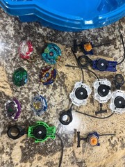 beyblades and stadium