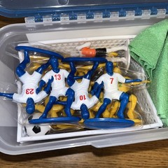 Kaskey Kids Soccer Guys Complete Set Two Teams 23 Figures New pieces Broken Lid