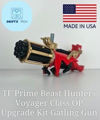 TF Prime Beast Hunters Upgrade Kit Gatling Cannon for Voyager OP 3D Print DIY