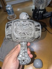 Science Patrols Sofubi Mekurabe no Kozuchi Skull Hammer Mallet Omake Pullstring