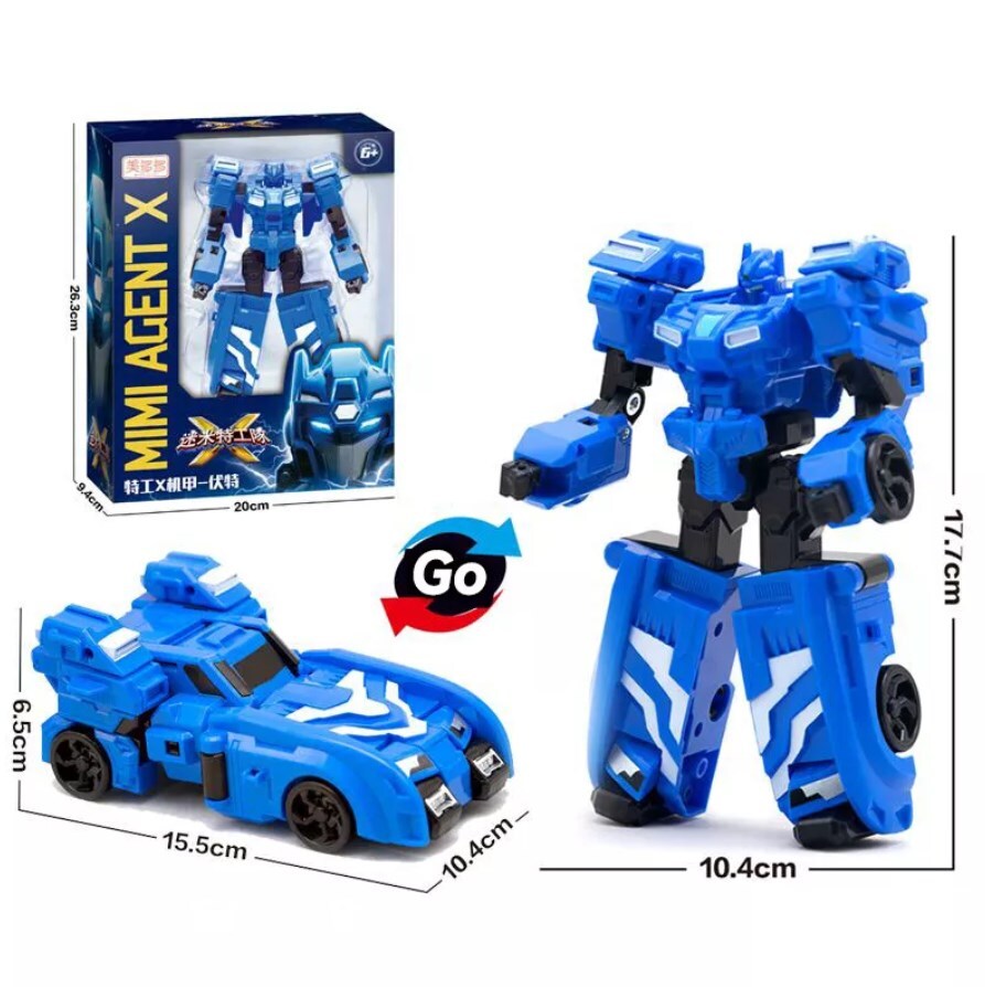 MINIFORCE X Volt Bolt Ranger Transforming Robot Action Figure Car Toy 7″ Gift