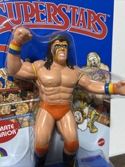 WWE LJN MATTEL SUPERSTARS ULTIMATE WARRIOR 8″ ACTION FIGURE BLUE CARD SHIPS NOW