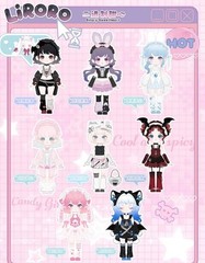 Presell Simontoys Liroro Binary Sweetheart Bjd Doll Dressable Action Figure Gift