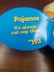 CEPIA CATS VS PICKLES 4″ BEAN-BAG PLUSH PAJAMAS #193 NEW AR391