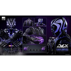 Threezero Marvel Infinity Black Panther Kinetic Energy Charged DLX Action Figure