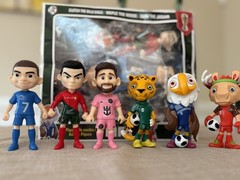 FIFA World Cup Soccer Football Player Mascots Action Figure Set 6-Pack New In