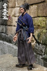 ZGJKTOYS Miyamoto Musashi Ronin Samurai 12in Action Figure Doll Model L-001