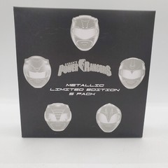 Loot Crate Exclusive Mighty Morphin Power Rangers Metallic Figure 5-Pack NEW NIP
