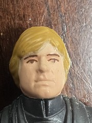 VINTAGE KENNER STAR WARS 1983 LUKE JEDI HONG KONG WITH CAPE RARE NO NOSE RUB!