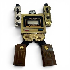 Takara Kronoform Watch Gold Brown Chrome 1983 Robot Transformers Untested VTG