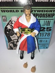 NWA WCW WWE Mattel Elite Harley Race Legends Of The Territory Era NWA Champ Belt