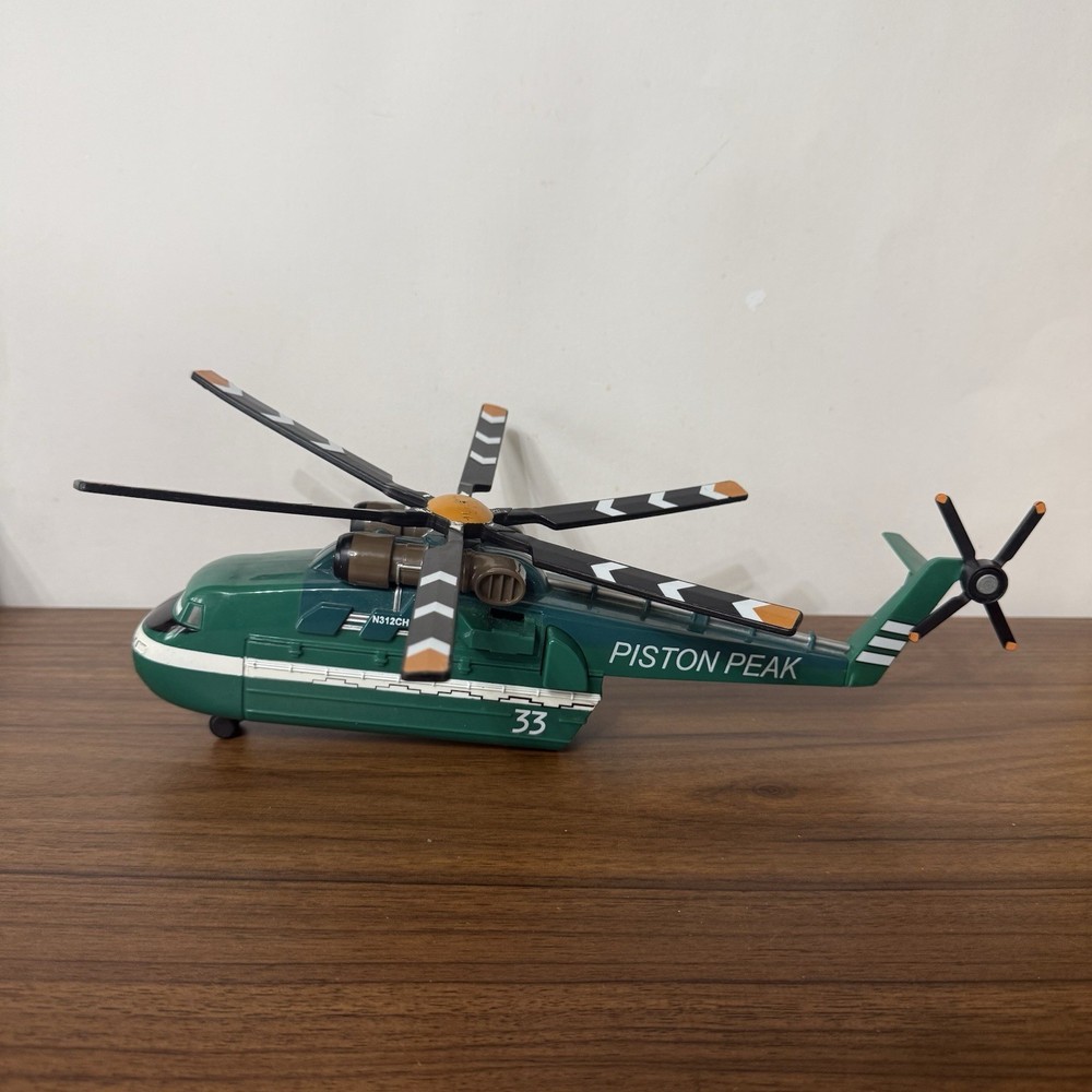 Disney Planes Windlifter Helicopter Talking Plastic 12″ -missing side struts