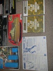 1980s Box File Card Blueprints Lot G.I. GI Joe Cobra Vintage 1990s 3.75 ARAH 80s