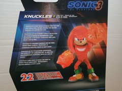Sonic the Hedgehog 3 Movie Fire Fist Knuckles Figure In Stock Jakks Pacific 2025