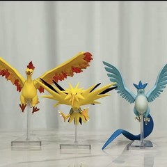 Pokemon Anime Zapdos Cute Action Figure Model