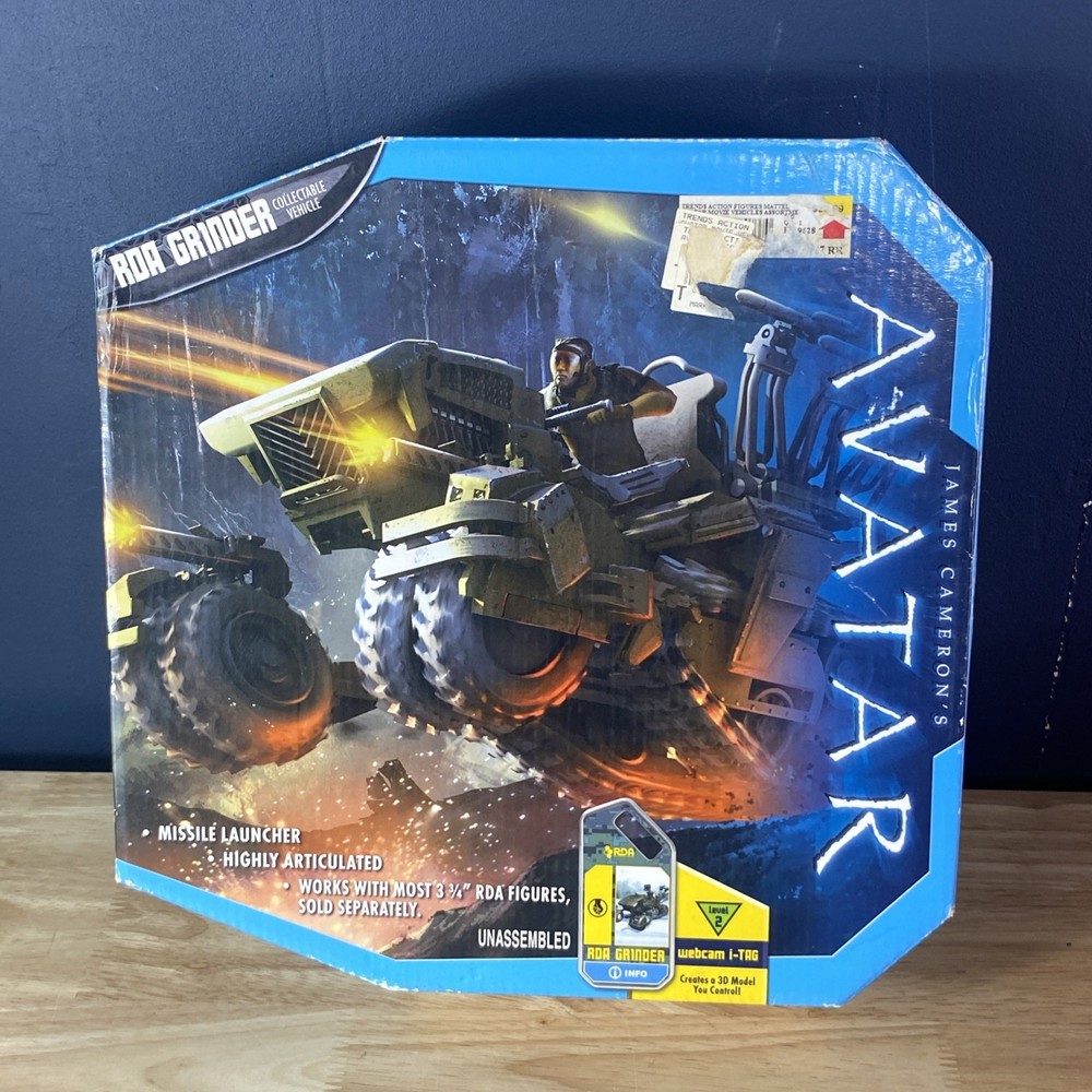 James Cameron’s Avatar RDA Grinder Collectable Vehicle Level 2 Webcam I-TAG New