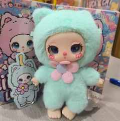 Liila Lucky Cat Series Plush Pedant Dolls Confirmed Blind Box Toys Figure Gift
