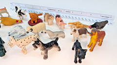 Mini Plastic Animal Figurine Figure Lot 19 PVC Vinyl Animal Toys Mixed Vintage