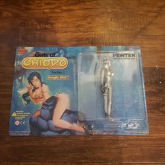 Girls of Chiodo Series 1 Jungle Girl Pewter Action Figure SkyBolt Toyz 1998 MOC