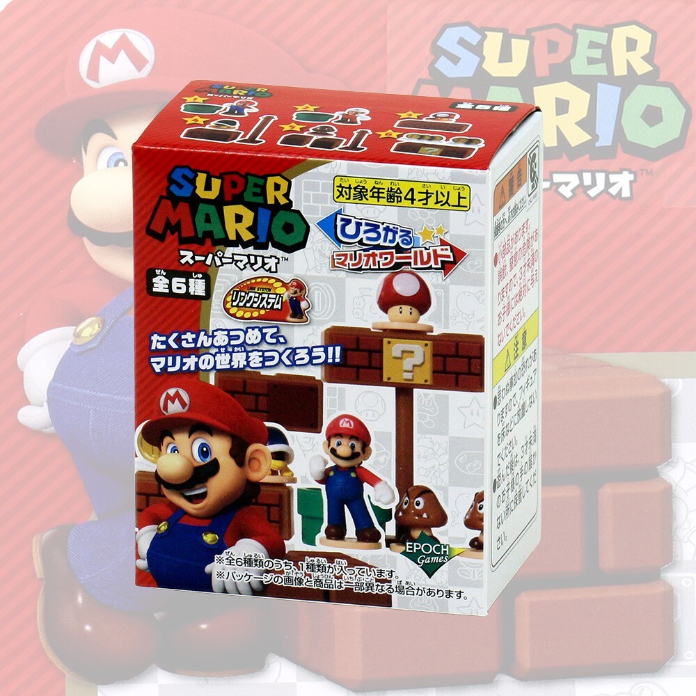 Super Mario Blind Box Figure Random 1pc 6 Types Mini Toy Collectible No Choice